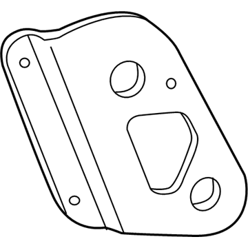 81584-33170 Toyota Lens & Housing Gasket, Passenger Side Illustration 1 of 1