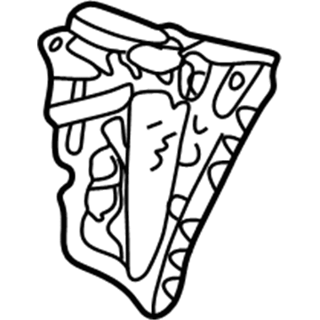 61735-AA030 Toyota Rear Panel, Inner Passenger Side Illustration 1 of 1