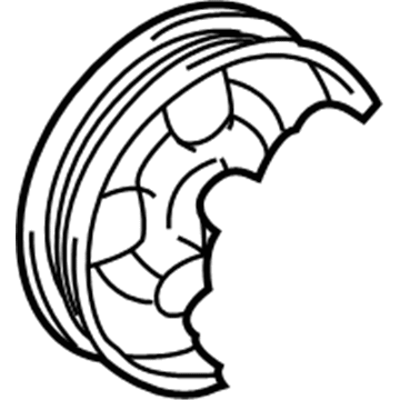 Toyota 44303-02030 Power Steering Pulley