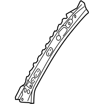 61135-WB002 Toyota Inner Windshield Pillar, Upper Passenger Side Illustration 1 of 1