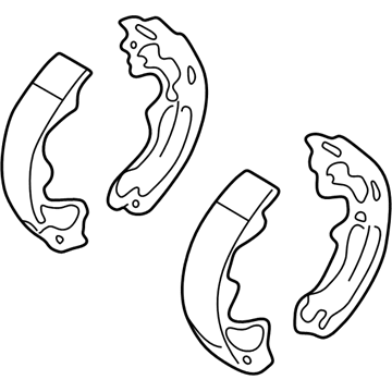 Toyota Parking Brake Shoes - 04495-12210