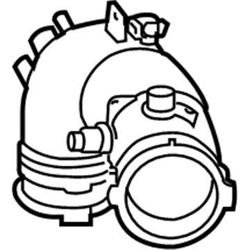 Toyota Highlander Air Intake Hose - 17881-0V041