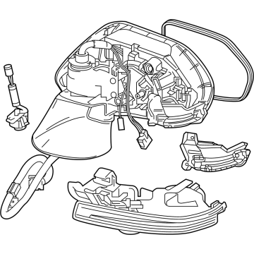 Toyota 87940-06800 Mirror Assembly