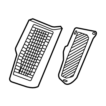 Toyota 58440-60060-C0 Duct Cover