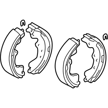 Toyota Parking Brake Shoes - 04495-35170