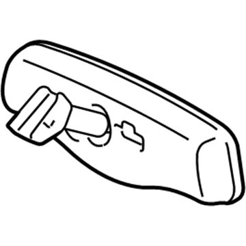 Toyota 87810-06080 Mirror Inside