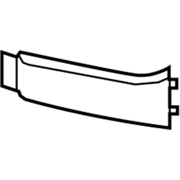 Toyota 53931-0C901 Extension Panel