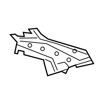 Toyota 61731-12921 Inner Sail Panel