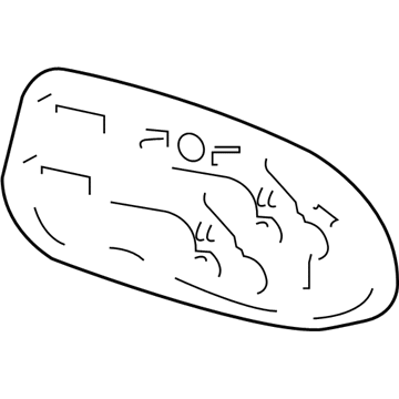 Toyota 87931-52C10 Mirror Glass