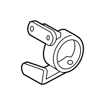 43457-06150 Toyota Bearing Support, Passenger Side Illustration 1 of 1
