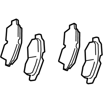 Toyota Venza Brake Pads - 04465-0T010