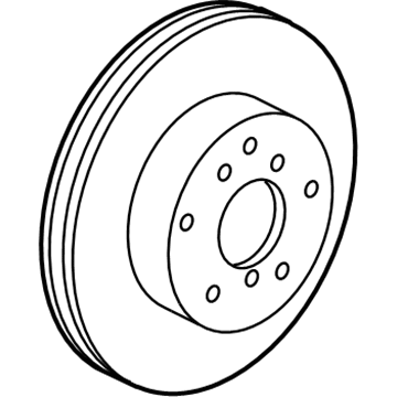 Toyota Venza Brake Rotor - 43512-0T010