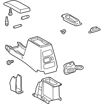 Toyota 58901-35221-B0 Console Assembly