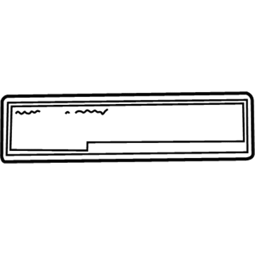 Toyota 11282-74010 Caution Label