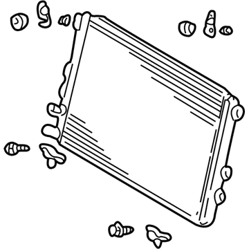 Toyota 88460-0C080 Condenser Assembly