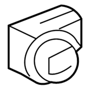 90075-60037 Toyota Socket & Wire, Rear Center Illustration 1 of 1