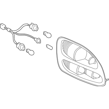 Toyota 81550-0C030 Combination Lamp Assembly