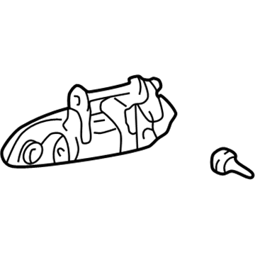 Toyota Echo Exterior Door Handle - 69240-52020-E0