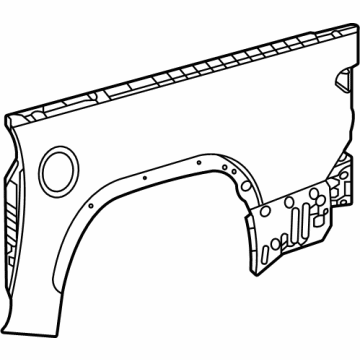 65500-AN050 Toyota Panel Assembly, Rear Body Illustration 1 of 1
