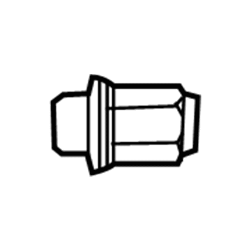 Toyota 90942-01058 Spare Carrier Wheel Bolt