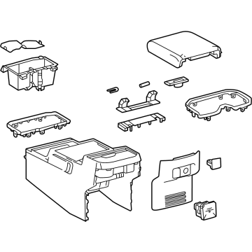 Toyota 58910-AK040-C1 Rear Console
