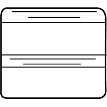 Toyota SU003-03430 Air Bag Label
