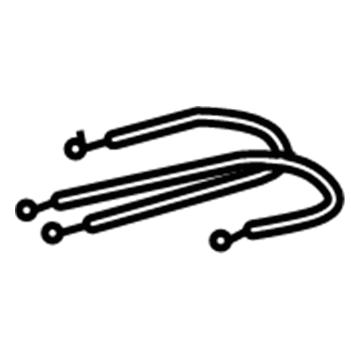 78091-60040 Toyota Cable, Center Illustration 1 of 1