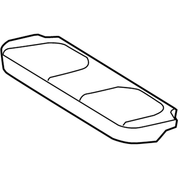 71601-52B70-B1 Toyota Seat Cushion, Gray, Rear Illustration 1 of 1