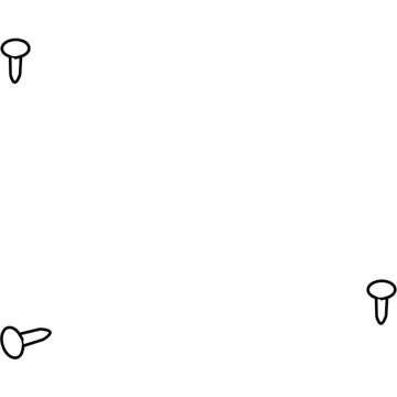 Toyota 90467-08186-B4 Cover Retainer Clip