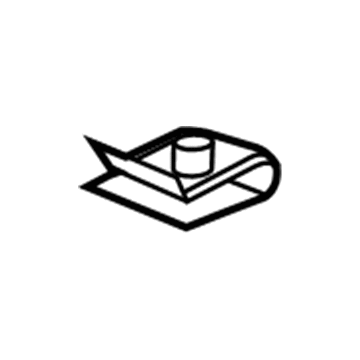 Toyota 90118-WB061 Under Cover U-Nut