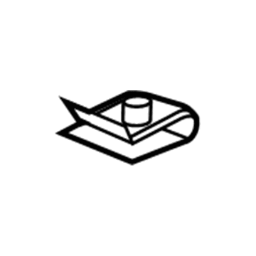 Toyota 90118-WB369 Under Cover U-Nut