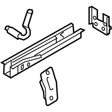 Toyota 57615-WB001 Rear Rail