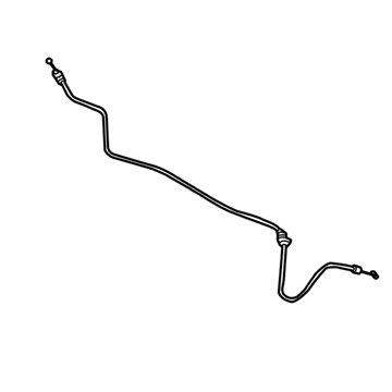 Toyota Echo Hood Release Cable - 53630-52090