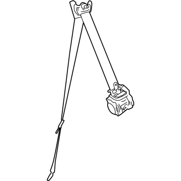 Toyota 73370-60580-C1 Outer Belt Assembly