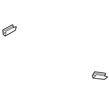 Toyota SU003-04499 Roof Molding Retainer Clip