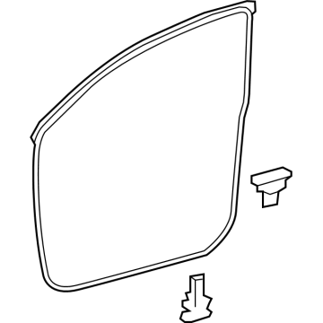 Toyota 67861-0C050 Surround Weatherstrip