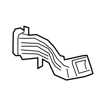 Toyota 58863-06140 Floor Duct