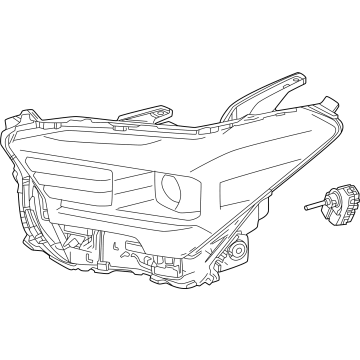 Toyota 81070-35650 Headlamp Assembly