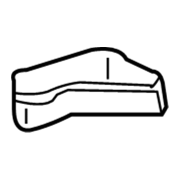 82663-48030 Toyota Fuse Box Lower Cover Illustration 1 of 1