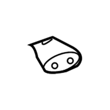 89658-48030 Toyota Control Module Bracket Illustration 1 of 1
