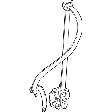 Toyota 73210-0C122-B1 Belt & Retractor