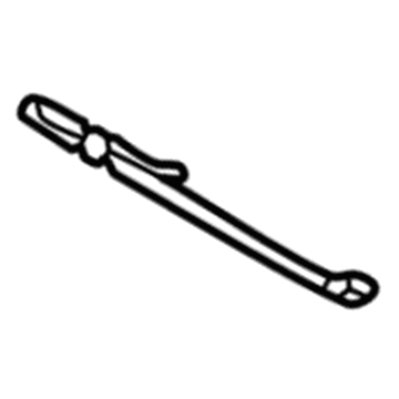 64306-17010 Toyota Package Tray Trim Strap Illustration 1 of 1