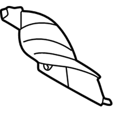 74817-17010-C0 Toyota Side Cover, Passenger Side Illustration 1 of 1