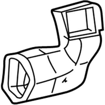 Toyota 55847-0C010 Center Duct