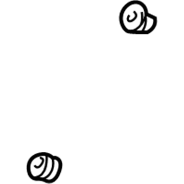 Toyota 90080-17210 Striker Nut