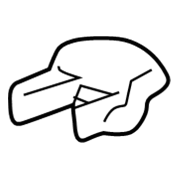 Toyota 72137-0C160-E0 Track End Cover