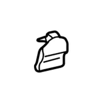 72158-AA020-B2 Toyota Track End Cover, Inner Driver Side Illustration 1 of 1
