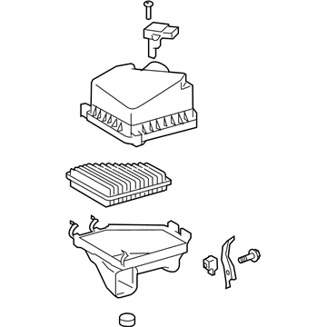 17700-28351 Toyota Air Cleaner Assembly Illustration 1 of 1