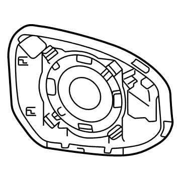 Toyota 87931-30M00 Mirror Glass