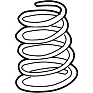 48131-52550 Toyota Coil Spring, Front Illustration 1 of 1